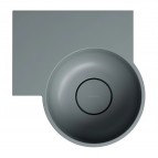 Omnires Ovo M+ izlietne 33x34 cm, kreisā puse, Matt ash grey 4