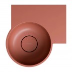 Omnires Ovo M+ izlietne 33x34 cm, labā puse, Matt terracotta 3