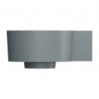 Omnires Ovo M+ раковина 33×34 см,правая сторона,Matt ash grey 3