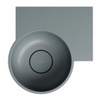 Omnires Ovo M+ раковина 33×34 см,правая сторона,Matt ash grey 4