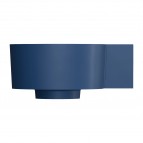Omnires Ovo M+ izlietne 33x34 cm, labā puse, Matt midnight blue 3