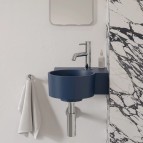 Omnires Ovo M+ izlietne 33x34 cm, labā puse, Matt midnight blue 5