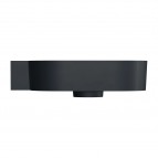 Omnires Ovo M+ izlietne 55x36 cm, kreisā puse, Matt black lava 3