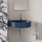 Omnires Ovo M+ izlietne 55x36 cm, kreisā puse, Matt midnight blue 5