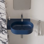 Omnires Ovo M+ izlietne 55x36 cm, kreisā puse, Matt midnight blue 6