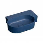 Omnires Ovo M+ izlietne 55x36 cm, labā puse, Matt midnight blue