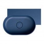 Omnires Ovo M+ izlietne 55x36 cm, labā puse, Matt midnight blue 4