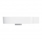 Omnires Ovo M+ izlietne 64x44 cm, labā puse, Gloss white 2