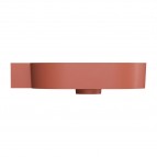 Omnires Ovo M+ izlietne 64x44 cm, kreisā puse, Matt terracotta 3