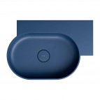 Omnires Ovo M+ izlietne 64x44 cm, labā puse, Matt midnight blue 4