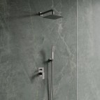 Omnires Parma iebūvējama dušas sistēma, Brushed nickel 3
