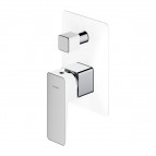 Omnires Parma iebūvējams vannas/dušas maisītājs, Chrome/White