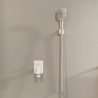 Omnires Parma iebūvējams vannas/dušas maisītājs, Chrome/White 3