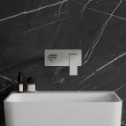 Omnires Parma izlietnes maisītājs no sienas, Chrome 2