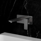 Omnires Parma izlietnes maisītājs no sienas, Brushed nickel  4