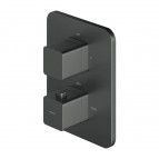 Omnires Parma termostata dušas sistēma, Brushed graphite 2