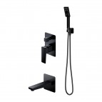 Omnires Parma vannas/dušas sistēma, Matt Black