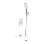 Omnires Parma vannas/dušas sistēma, Chrome/White