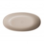 Omnires Shell M+ brīvi stāvoša vanna 148x75 cm, Matt dune beige 4