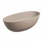 Omnires Shell M+ brīvi stāvoša vanna 160x75 cm, Matt dune beige