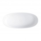 Omnires Neo M+ brīvi stāvoša vanna 158x72 cm, Gloss white 2