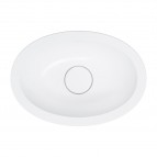 Omnires Shell M+ iebūvējama izlietne 38x25 cm, Mat white 4