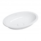 Omnires Shell M+ iebūvējama izlietne 48x31 cm, Gloss white