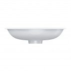 Omnires Shell M+ iebūvējama izlietne 48x31 cm, Gloss white 2