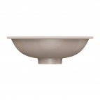 Omnires Shell M+ iebūvējama izlietne 38x25 cm, Matt dune beige 3