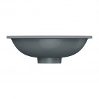 Omnires Shell M+ iebūvējama izlietne 38x25 cm, Matt ash grey 3