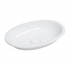 Omnires Shell M+ iebūvējama izlietne 54x34 cm, Gloss white