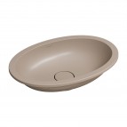 Omnires Shell M+ iebūvējama izlietne 48x31 cm, Matt dune beige