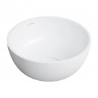 Omnires Shell M+ izlietne uz virsmas ø35 cm, Matt white
