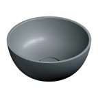 Omnires Shell M+ izlietne uz virsmas ø35 cm, Matt ash grey