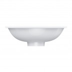 Omnires Shell M+ iebūvējama izlietne 38x25 cm, Gloss white 2