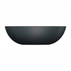 Omnires Shell M+ izlietne uz virsmas 50x32 cm, Matt black lava 3