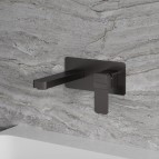 Omnires Slide izlietnes maisītājs no sienas 17 cm, Brushed graphite 4