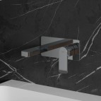 Omnires Baretti izlietnes maisītājs no sienas 17 cm, Chrome 4