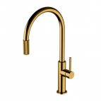 Omnires Switch Virtuves krāns ar filtrēšanas sistēmu, Polished Gold