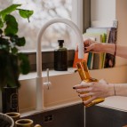 Omnires Switch Virtuves krāns ar ūdens filtrēšanas sistēmu, Matt White 3