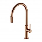 Omnires Switch virtuves maisītājs ar filtru sistēmu, Brushed copper