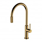 Omnires Switch virtuves maisītājs ar filtru sistēmu, Polished gold