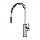 Omnires Switch virtuves pull-out maisītājs ar filtru, Brushed nickel