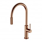 Omnires Switch virtuves pull-out maisītājs ar filtru, Brushed copper