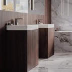 Omnires Thasos M+ izlietne 70x42 cm, Gloss white 3