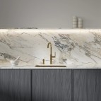 Omnires Tula Virtuves maisītājs, Brushed brass 3