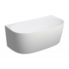 Omnires Valencia M+ vanna pie sienas 148x77 cm, Matt white