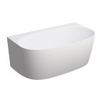 Omnires Valencia M+ vanna pie sienas 148x86 cm, Matt white