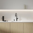 Omnires Vita virtuves maisītājs ar izvelkamu izteci, Matt black 3