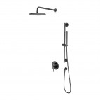 Omnires Y 2-ceļu iebūvējama dušas sistēma, Brushed graphite
